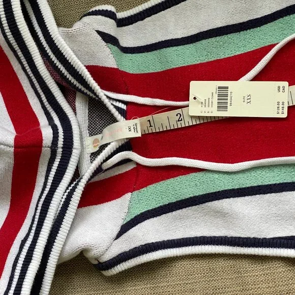 🎽 Anthropologie Sporty Bodycon Mini Dress – Retro Pop Vibes 🏁 - Picture 12 of 15